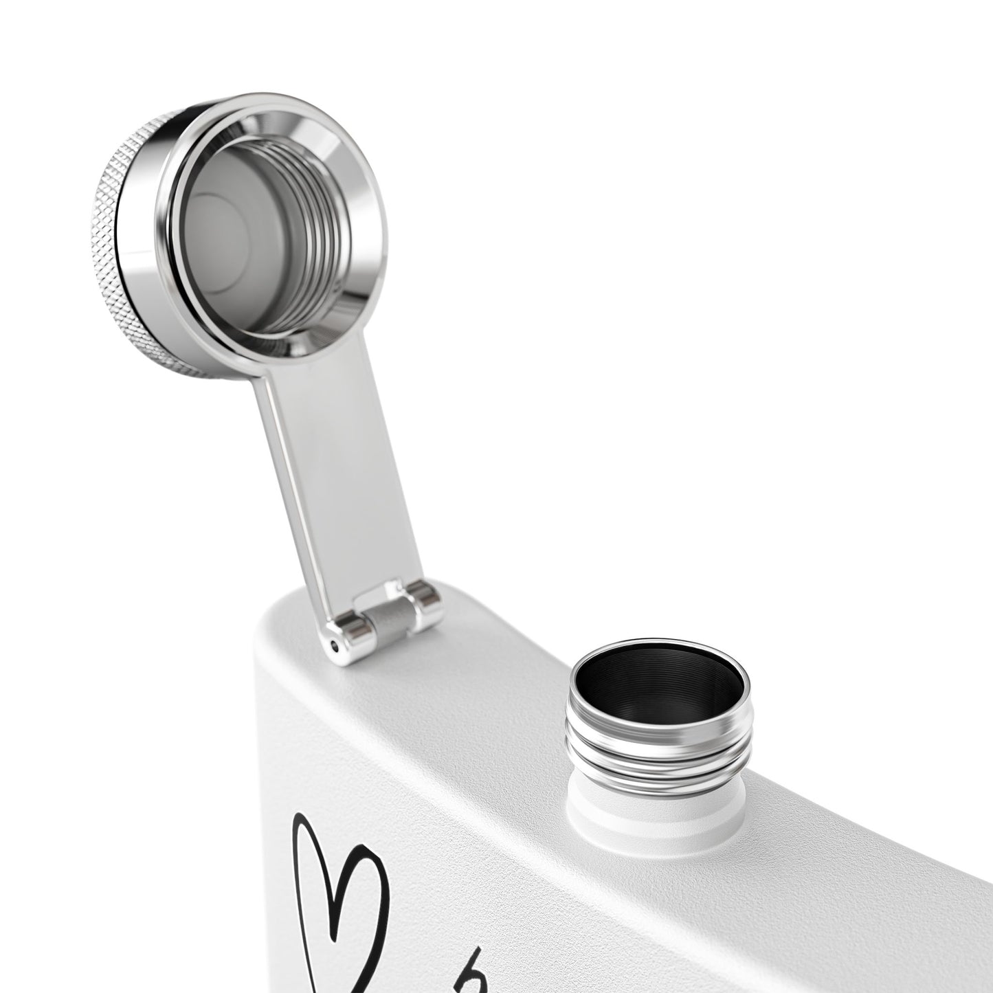 Hugs & Kisses Stainless Steel Flask - 6oz