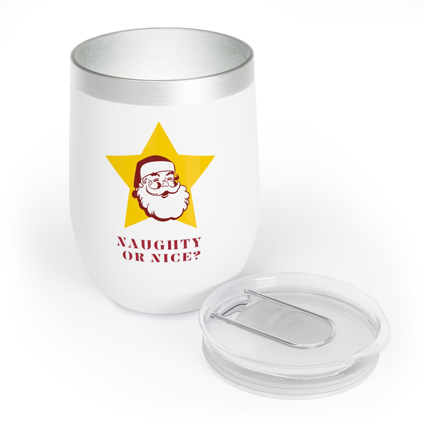 NAUGHTY OR NICE? Insulated Wine Tumbler