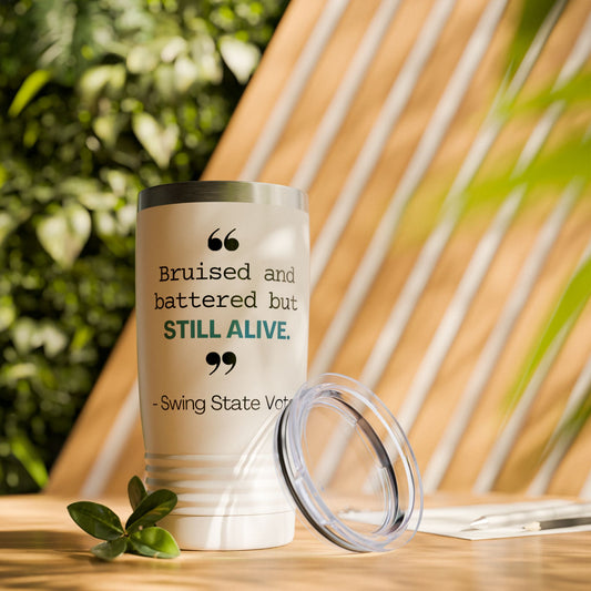 Swing State Living Is Tough Insulated Tumbler, 20oz