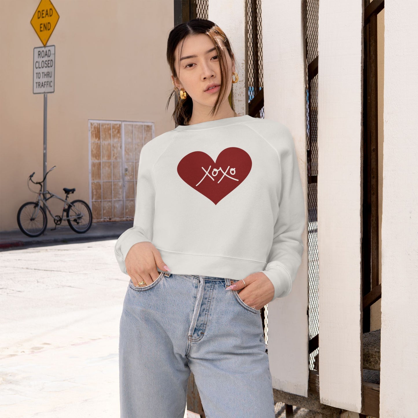 XOXO Vintage White Short Fleece