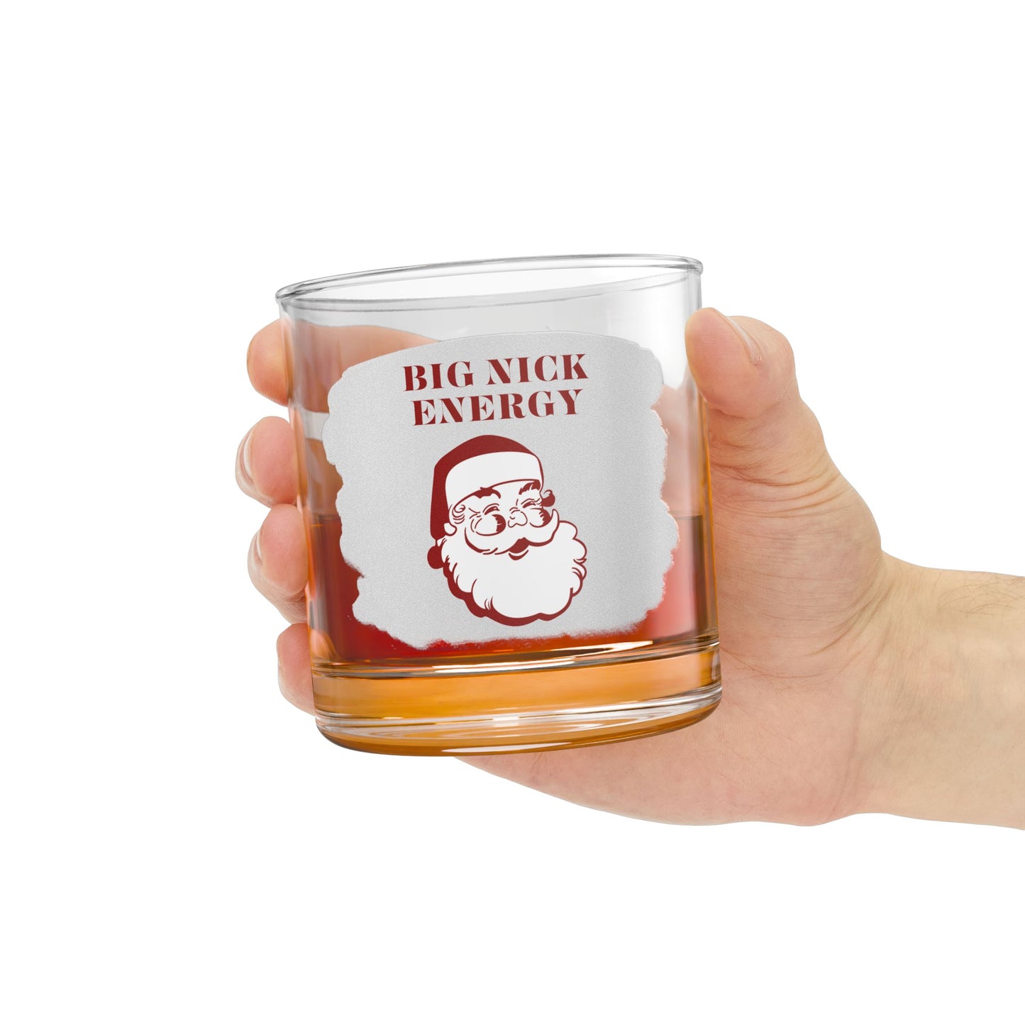 BIG NICK ENERGY Retro Santa Rocks Glass