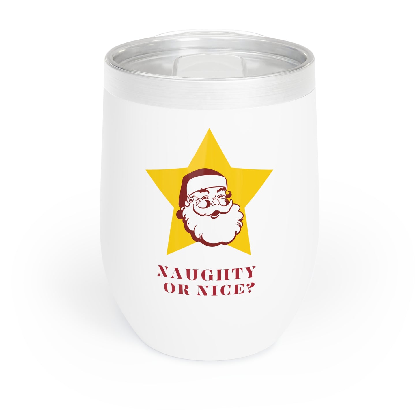 NAUGHTY OR NICE? Insulated Wine Tumbler