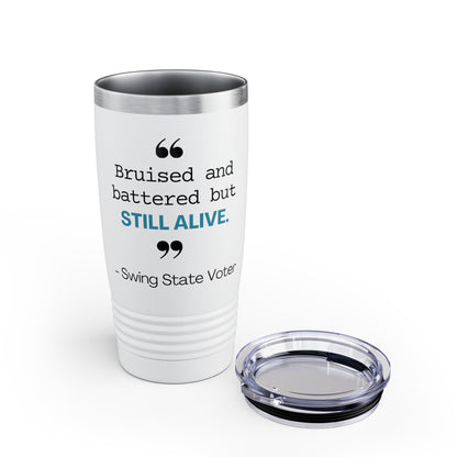 Swing State Living Is Tough Insulated Tumbler, 20oz