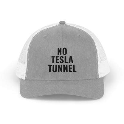 No Tesla Tunnel, Embroidered Trucker Hat