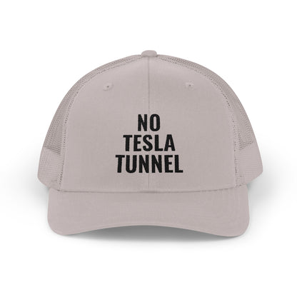 No Tesla Tunnel, Embroidered Trucker Hat