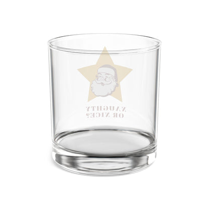 Naughty or Nice Cocktail Glass