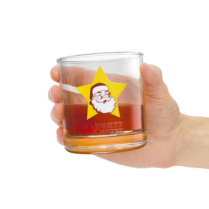 Naughty or Nice Cocktail Glass
