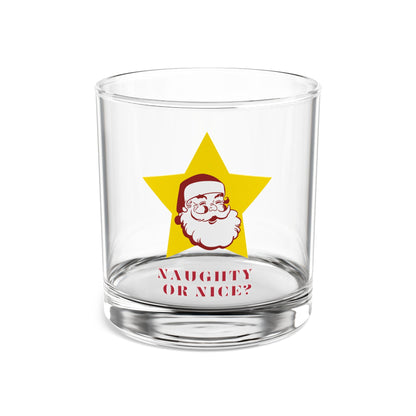 Naughty or Nice Cocktail Glass